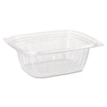 Dart ClearPac Container Lid Combo-Pack, 12 oz, 4.88 x 5.88 x 2, Clear, Plastic, 63/Bag, 4 Bags/Carton