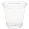 WNA Comet Plastic Portion/Shot Glass, 1 oz, Clear, 50/Pack, 50 Packs/Carton
