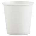 Dart Polycoated Hot Paper Cups, 4 oz, White, 50 Bag, 20 Bags/Carton