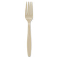 Dart Sweetheart Guildware Polystyrene Forks, Champagne, 1000/Carton