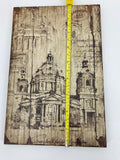 Set of 2 Classic Architecture Art Prints by Vanessa Jane