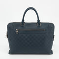 Louis Vuitton Briefcase Damier Infini Navy Business Bag Shoulder Bag #1708 by Bolt Boutique
