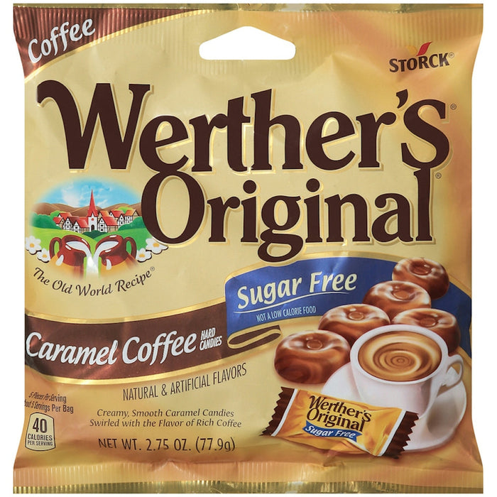 Werther's Original Hard Candies, Sugar Free, Caramel Coffee - 2.75 Oz by Pasteur Pharmacy