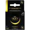 SKYN Original Non-Latex Condoms, natural Feel Polyisoprene - 3 Count Travel Pack