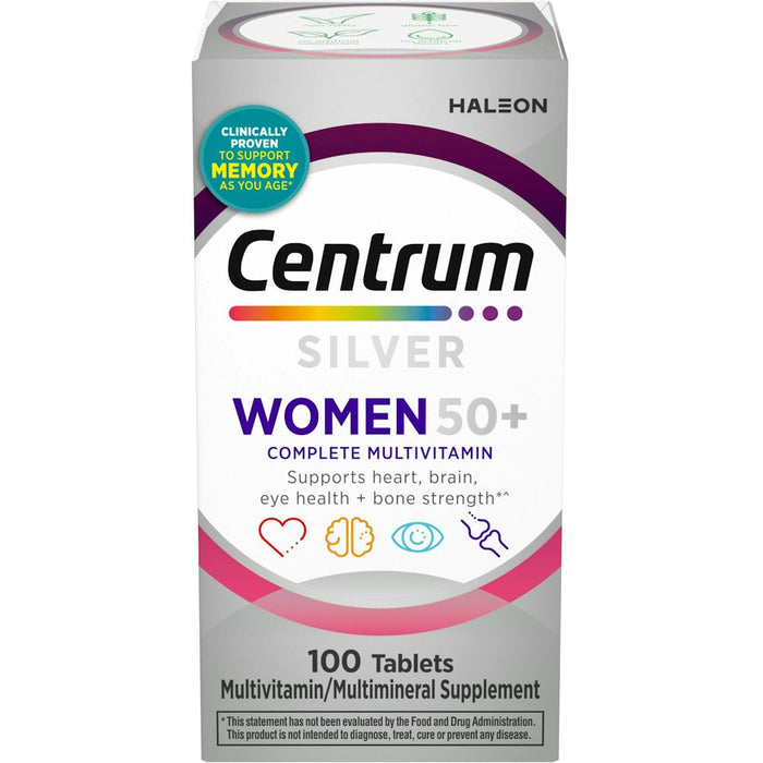 Centrum Silver Women 50 + Multivitamin Tablets 100Ct by Pasteur Pharmacy