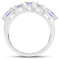 2.33 Carat Genuine Tanzanite .925 Sterling Silver Ring by Bids.com