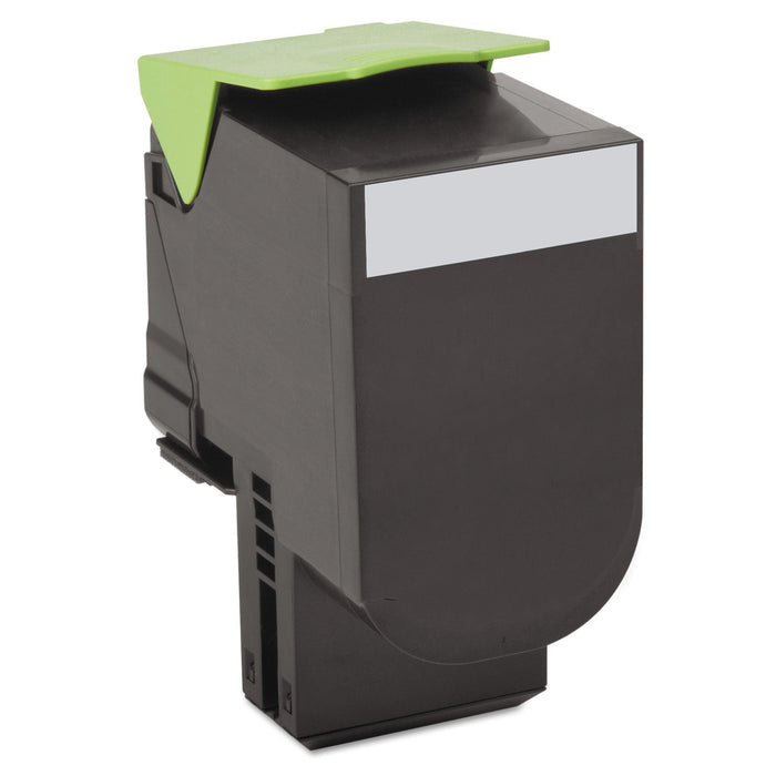 Lexmark 80C1XK0 Return Program Toner, 8,000 Page-Yield, Black