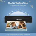 Crenova A4 Laminator – Hot & Cold Modes, Compact Design by DailySale