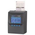 Lathem 7500E Totalizing Time Recorder, LCD Display, Charcoal