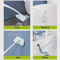 7-Piece Set: Detachable Cleaning Brush with 7 Sponges for Bathtub, Tile, Floor & Window by DailySale