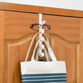 4-Hook Over-the-Door Adjustable Clothing & Bag Organizer by DailySale