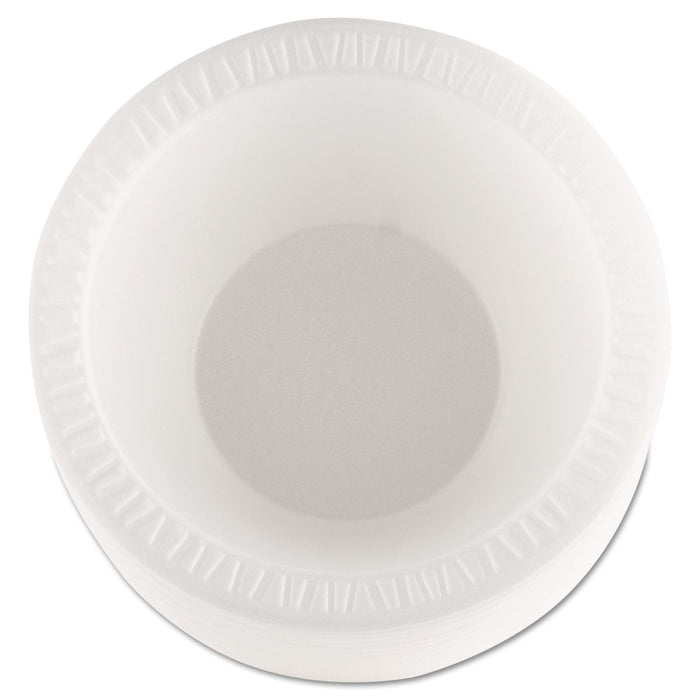 Dart Concorde Foam Bowl, 10, 12 oz, White, 125/Pack, 8 Packs/Carton