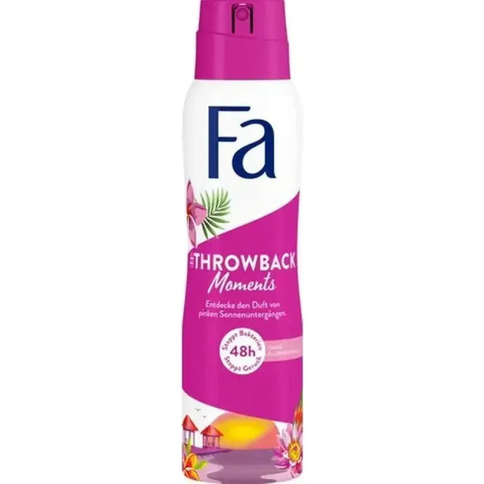 Fa Throwback Moments 48h Deodorant 150ml by Pasteur Pharmacy