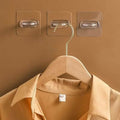 4-Pack Clear Adhesive Utility Hooks by DailySale