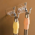 4-Pack Clear Adhesive Utility Hooks by DailySale