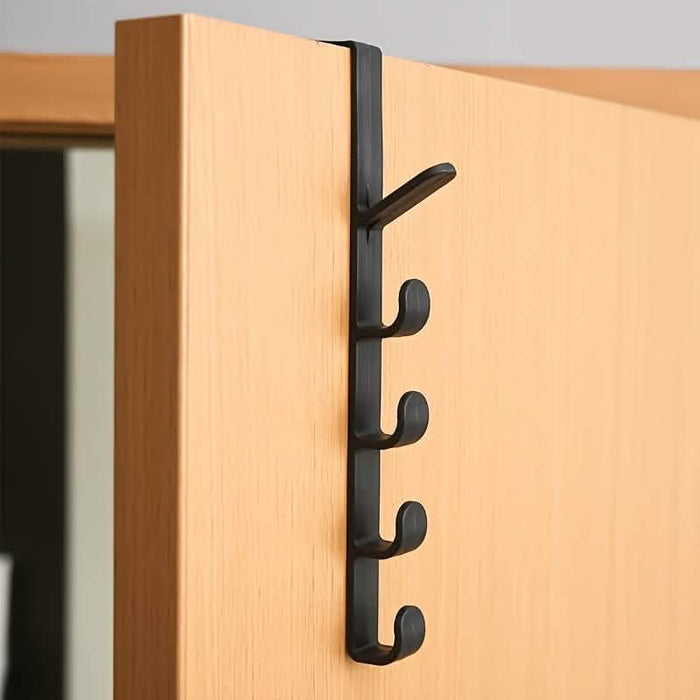 4-Hook Over-the-Door Adjustable Clothing & Bag Organizer by DailySale