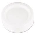 Dart Quiet Classic Laminated Foam Dinnerware, Plate, 9" dia, White, 125/Pack, 4 Packs/Carton