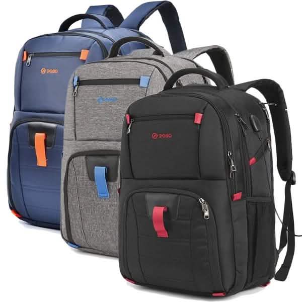 17.3 Inch USB Charging Laptop Briefcase/Backpack by DailySale