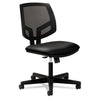HON Volt Series Mesh Back Leather Task Chair with Synchro-Tilt, Supports Up to 250 lb, 18.13" to 22.38" Seat Height, Black