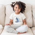 graphic tee | halloween hat by Finn + Emma