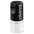 Universal Round Message Stamp, CHECK MARK, Pre-Inked/Re-Inkable, Red