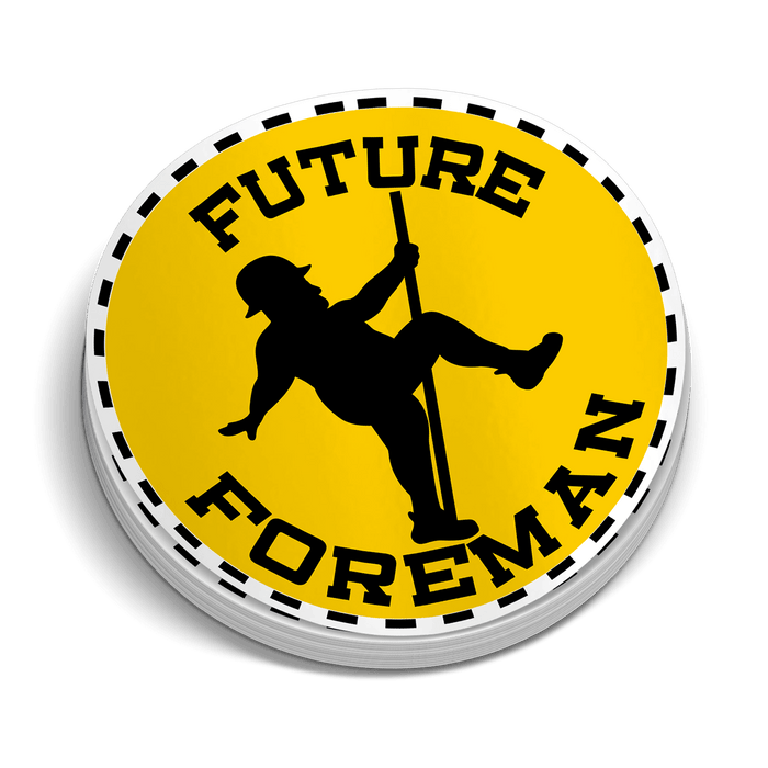Future Foreman Hard Hat Decal by Armed American Supply