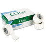 Curad Paper Adhesive Tape, Medium-Duty, Acrylic/Paper, 2" x 10 yds, White, 6/Pack