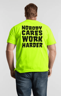 Nobody Cares - Safety Yellow T-Shirt by Armed American Supply