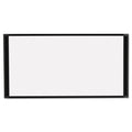 MasterVision Cubicle Workstation Dry Erase Board, 36 x18, Black Aluminum Frame