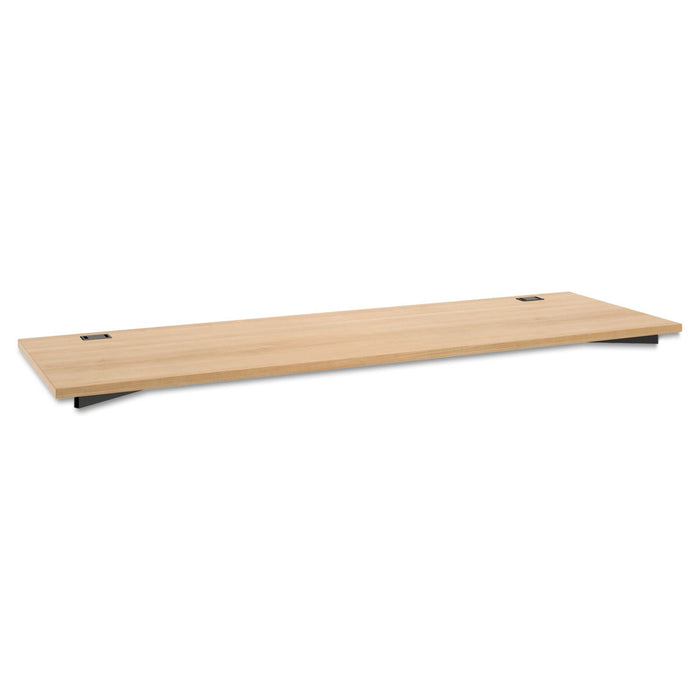 HON Manage Series Worksurface, 72" x 23.5" x 1", Wheat
