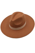Faux Wool Fedora Hat by Boutique 23