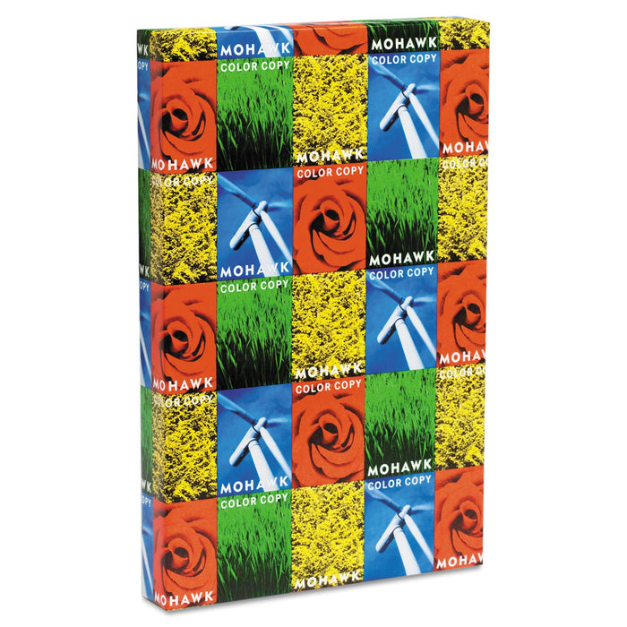 Mohawk Color Copy 98 Paper and Cover Stock, 98 Bright, 28 lb Bond Weight, 18 x 12, Bright White, 500/Ream