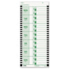 Lathem Time Clock Cards for Lathem Time 800P, One Side, 4 x 9, 100/Pack
