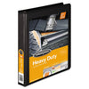 Wilson Jones Heavy-Duty D-Ring View Binder with Extra-Durable Hinge, 3 Rings, 1" Capacity, 11 x 8.5, Black
