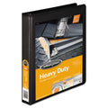 Wilson Jones Heavy-Duty D-Ring View Binder with Extra-Durable Hinge, 3 Rings, 1" Capacity, 11 x 8.5, Black