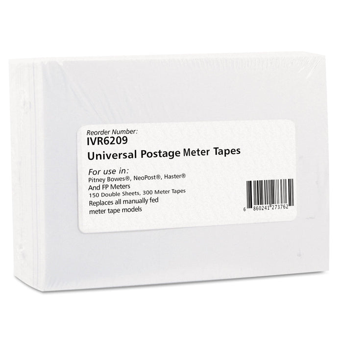 Innovera Postage Labels, 3.5 x 5.25, White, 2/Sheet, 150 Sheets/Box