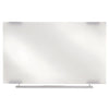 Iceberg Clarity Glass Dry Erase Board with Aluminum Trim, Frameless, 48 x 36