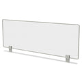 Linea Italia Trento Line Dividing Panel, Polycarbonate, 47.13w x 1.75d x 15.5h, Translucent
