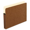 Pendaflex Smart Shield File Pocket, 3.5" Expansion, Letter Size, Red Fiber, 10/Box