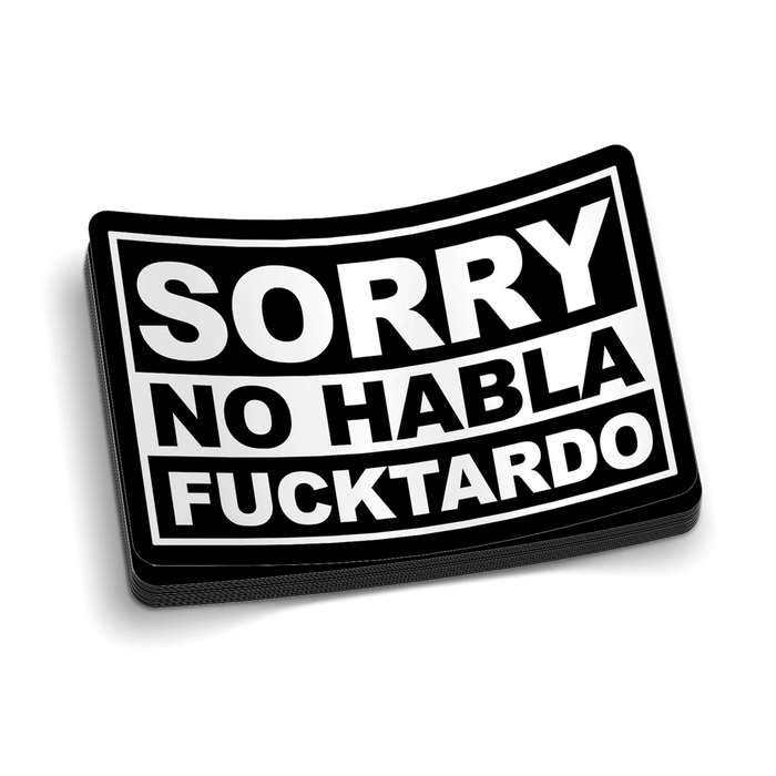 F*cktardo Hard Hat Decal by Armed American Supply