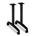HON Huddle T-Leg Base for 24" and 30" Deep Table Tops, 39.25w x 23.5d x 23.38h, Black