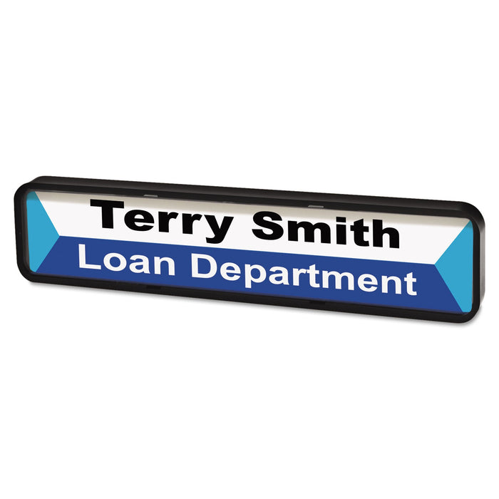 People Pointer DIY Sign, Plastic, 9.38 x 2, Black