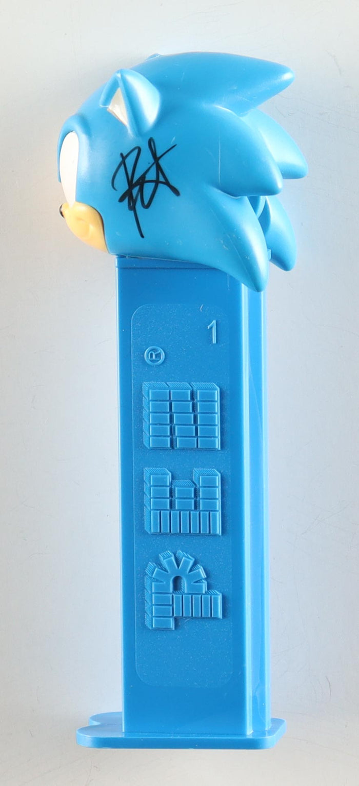 Roger Craig Smith Signed Sonic the Hedgehog PEZ Dispenser JSA Witnessed by Price Is Right Miami