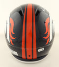 John Elway Signed Broncos Full-Size Speed Helmet (Beckett) Beckett Witnessed by Price Is Right Miami
