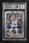 Jung Hoo Lee Signed 2024 Bowman Chrome Mega Box #67 RC (BGS | Autograph Graded BGS 10) Rookie Card | Autograph Graded BGS 10 | Beckett Witnessed by Price Is Right Miami