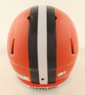 Nick Chubb Signed Browns Full-Size Speed Helmet (Beckett) Beckett Witnessed by Price Is Right Miami