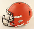 Nick Chubb Signed Browns Full-Size Speed Helmet (Beckett) Beckett Witnessed by Price Is Right Miami