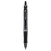 Pilot Acroball Colors Advanced Ink Ballpoint Pen, Retractable, Medium 1 mm, Black Ink, Black Barrel