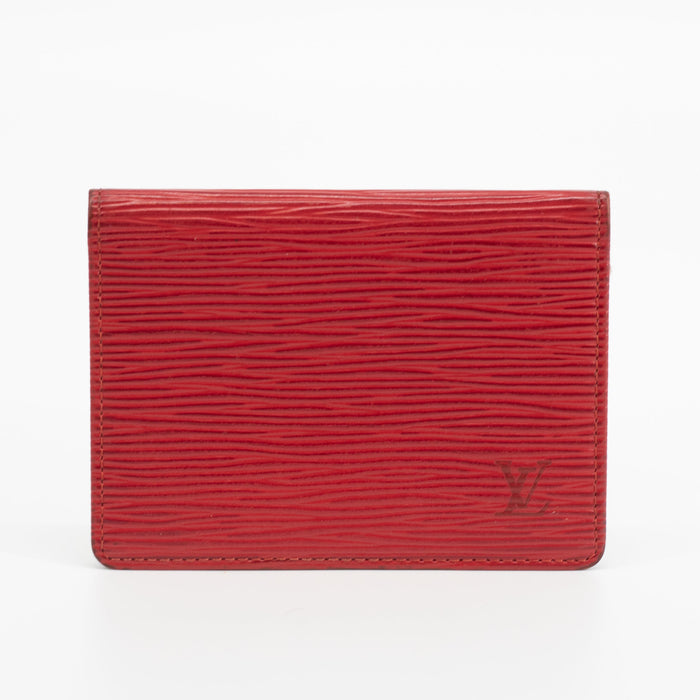 Louis Vuitton Red Epi Card Case #1771 by Bolt Boutique