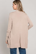 Classic Open Cardigan - Mocha by Boutique 23